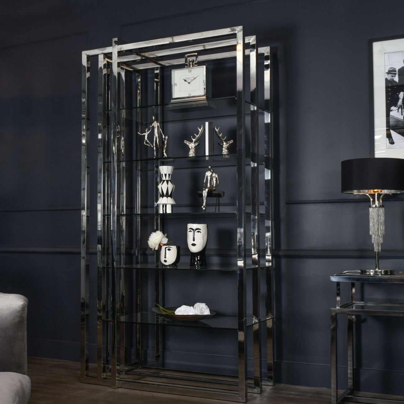 Belgravia Stainless Steel Display Unit