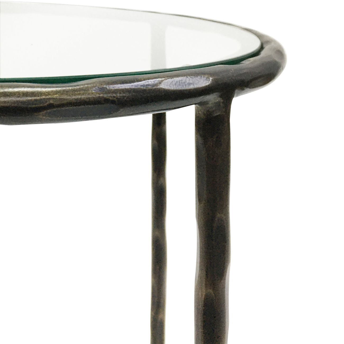 Wiener Antik-Goldatlas-Couchtisch mit Tablett