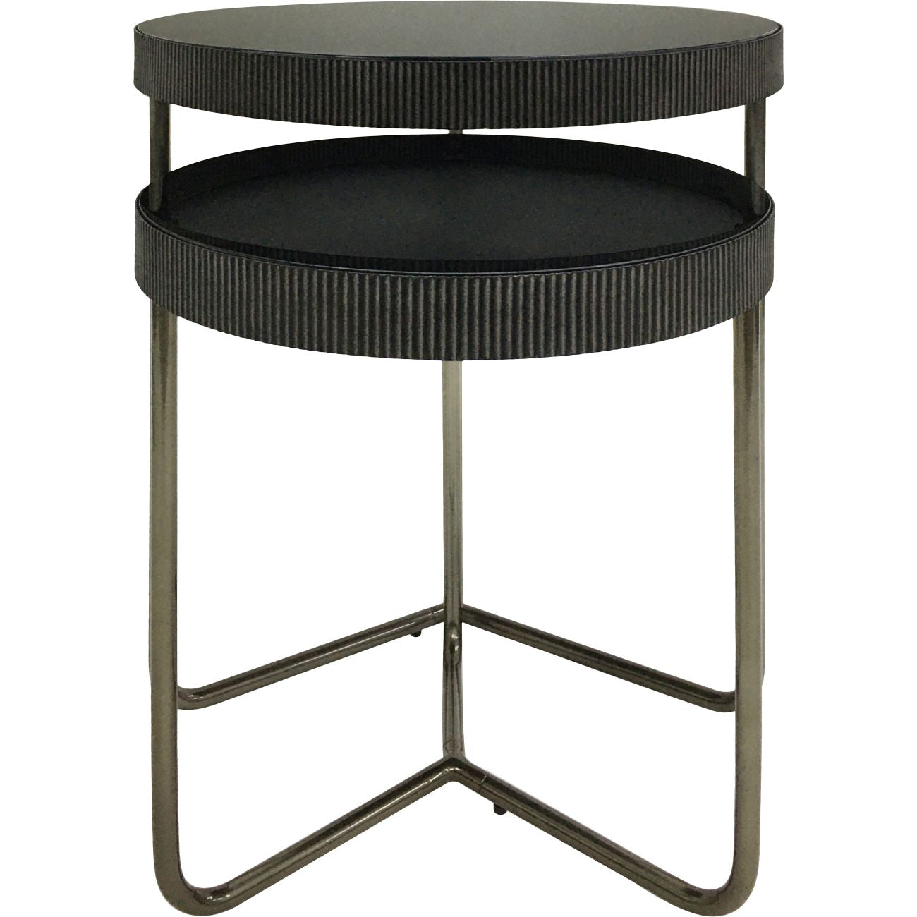 Wiener Antik-Goldatlas-Couchtisch mit Tablett