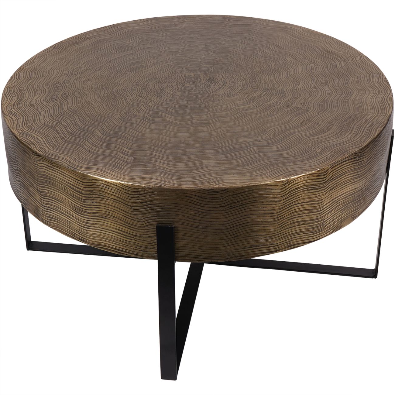 Table à café Atlas dorée antique de Vienne