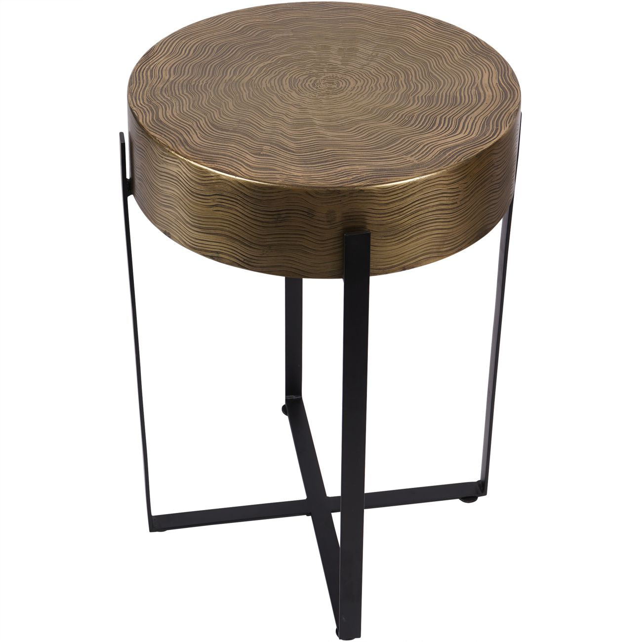 Table à café Atlas dorée antique de Vienne