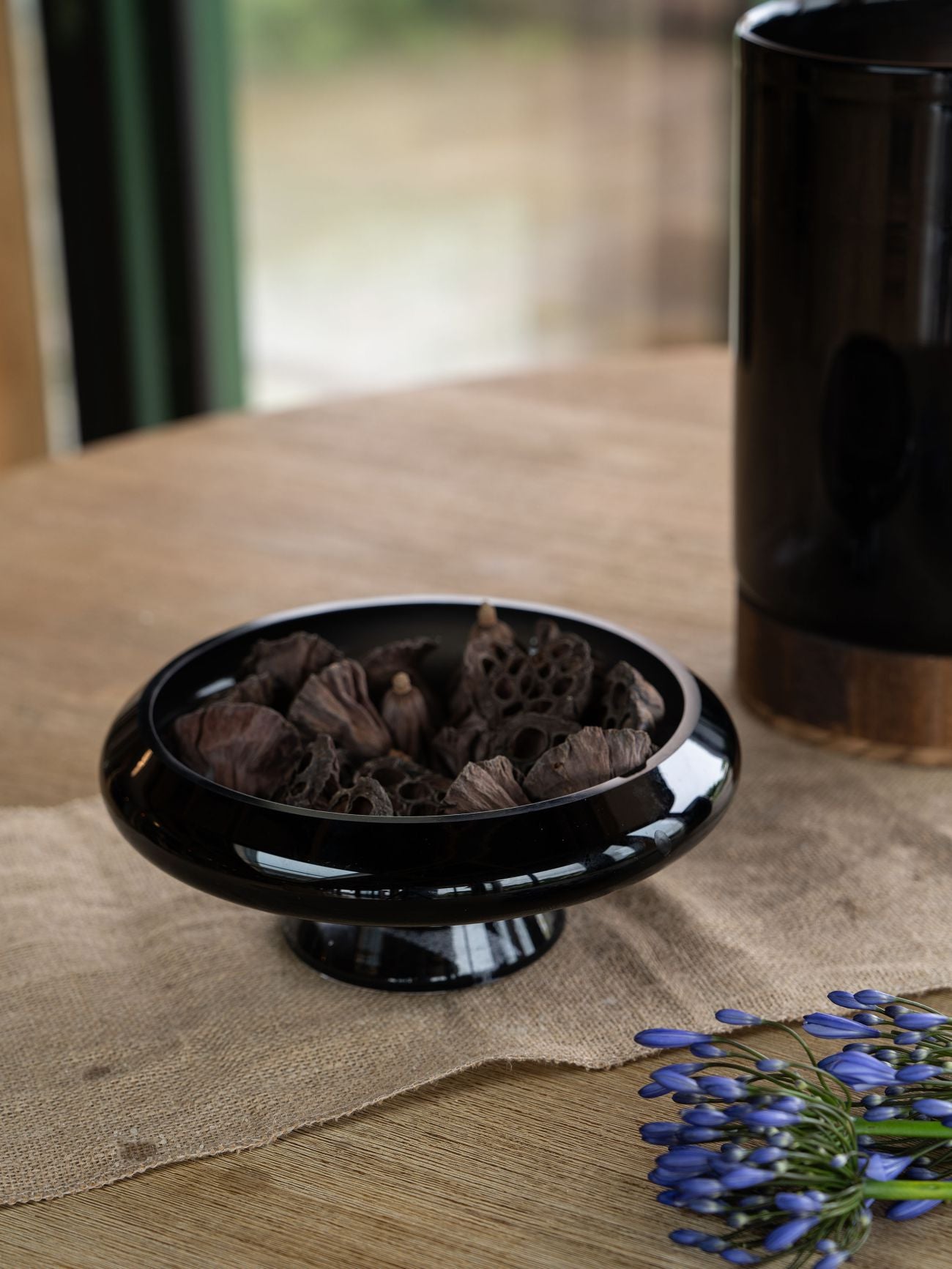 Noir Glass Bowl