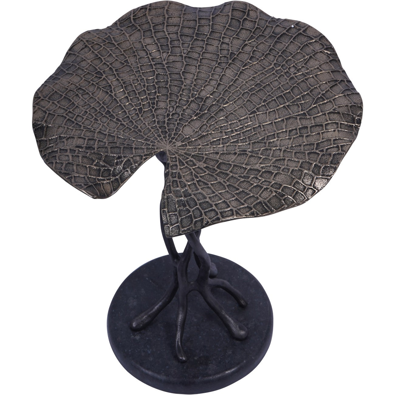 Wiener Antik-Goldatlas-Couchtisch mit Tablett