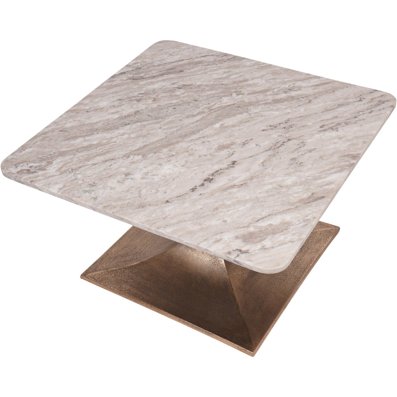 Wiener Antik-Goldatlas-Couchtisch mit Tablett
