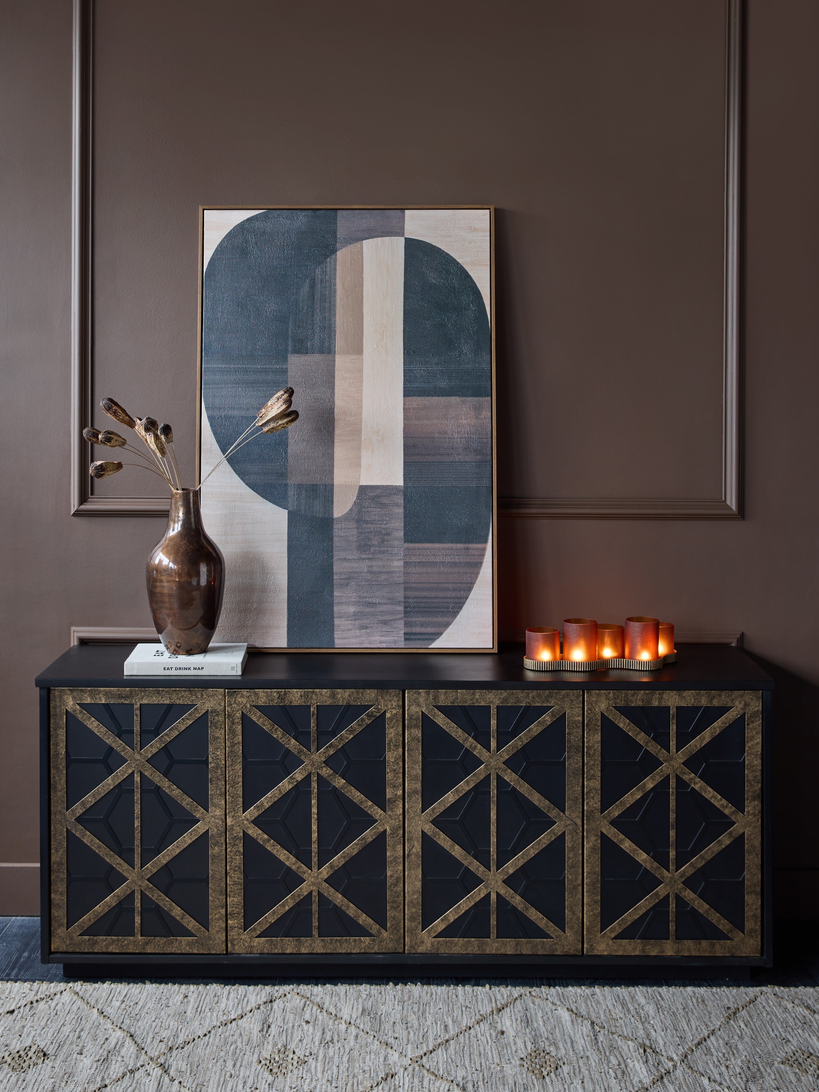 Wolseley Buffetschrank mit vier Türen