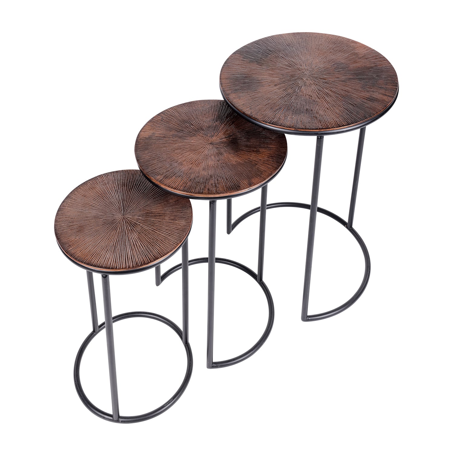 Tambora Metal Tables Set of 3
