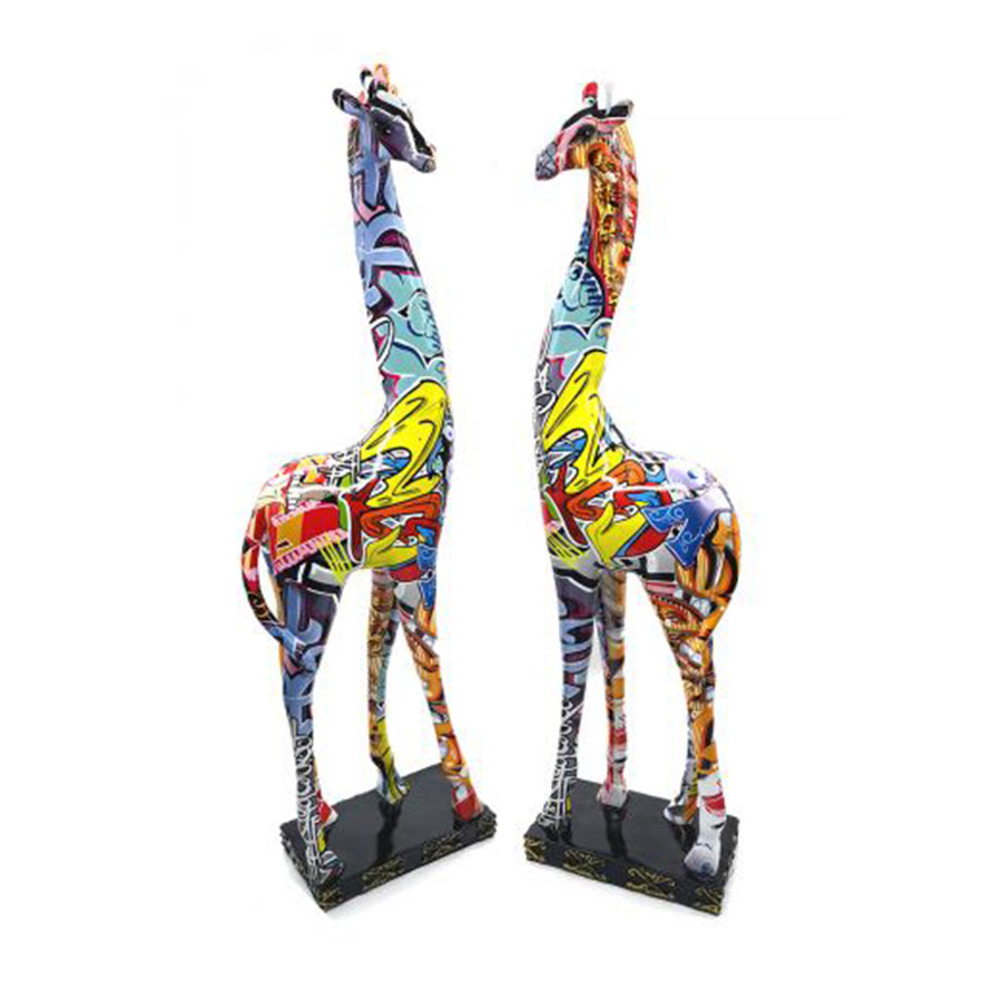 Street Art Giraffe Sculpture - Single
