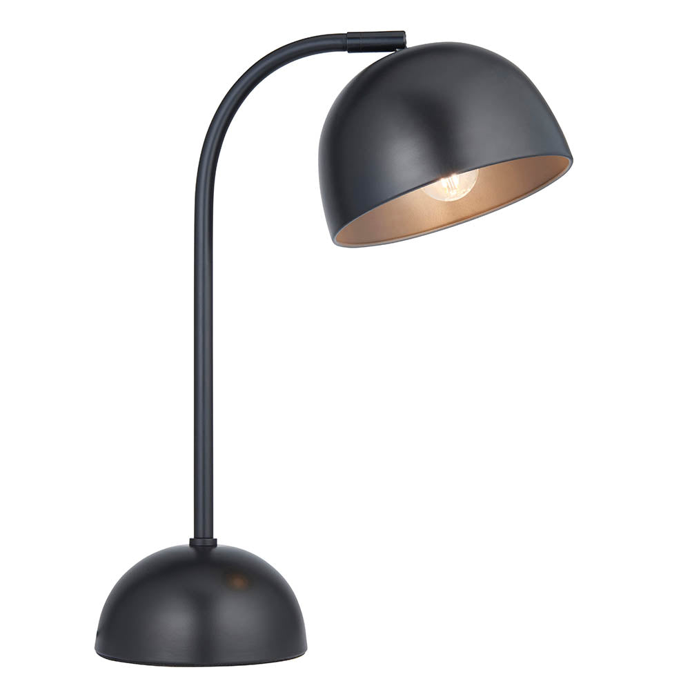 Schwarze Marmorlampe