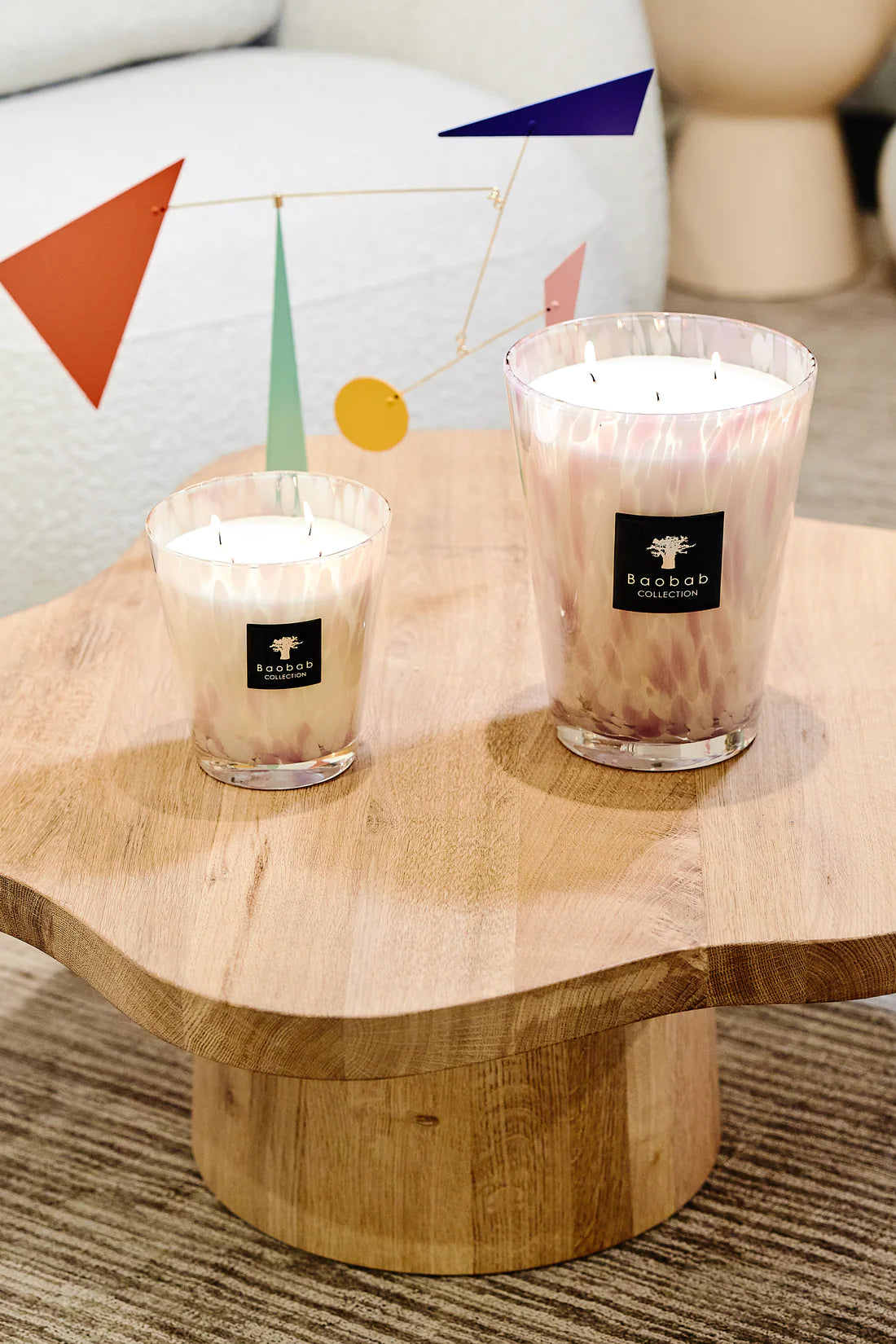 BAOBAB COLLECTION White Pearls Candle