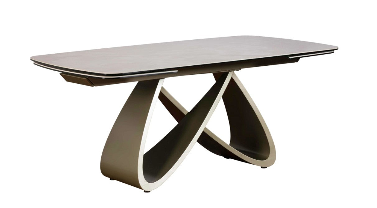 Belvedere Aged Gold Set aus 2 zusammensetzbaren Couchtischen mit Marmor und getöntem Glas
