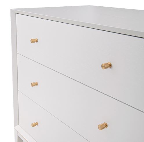 Helsinki White 3 Drawer Chest