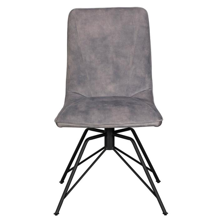Lola Dining Chair Grey - Pair