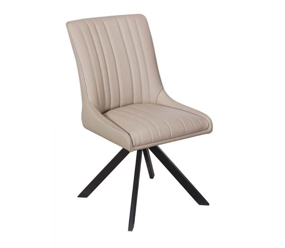 Chloe Dining Chair Taupe - Pair