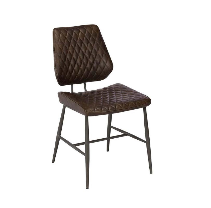 Dalton Dining Chair Dark Brown - Pair