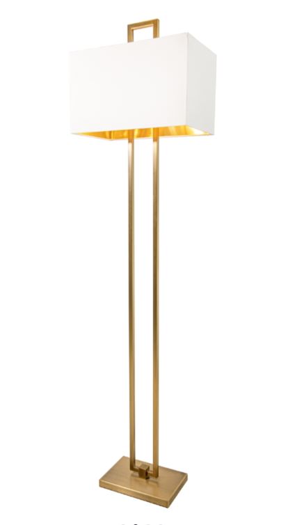 Danby Antique Brass Finish Floor Lamp
