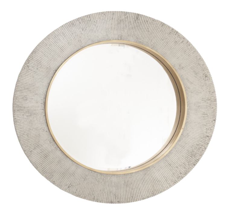 Edvin Silver Finish Wall Mirror