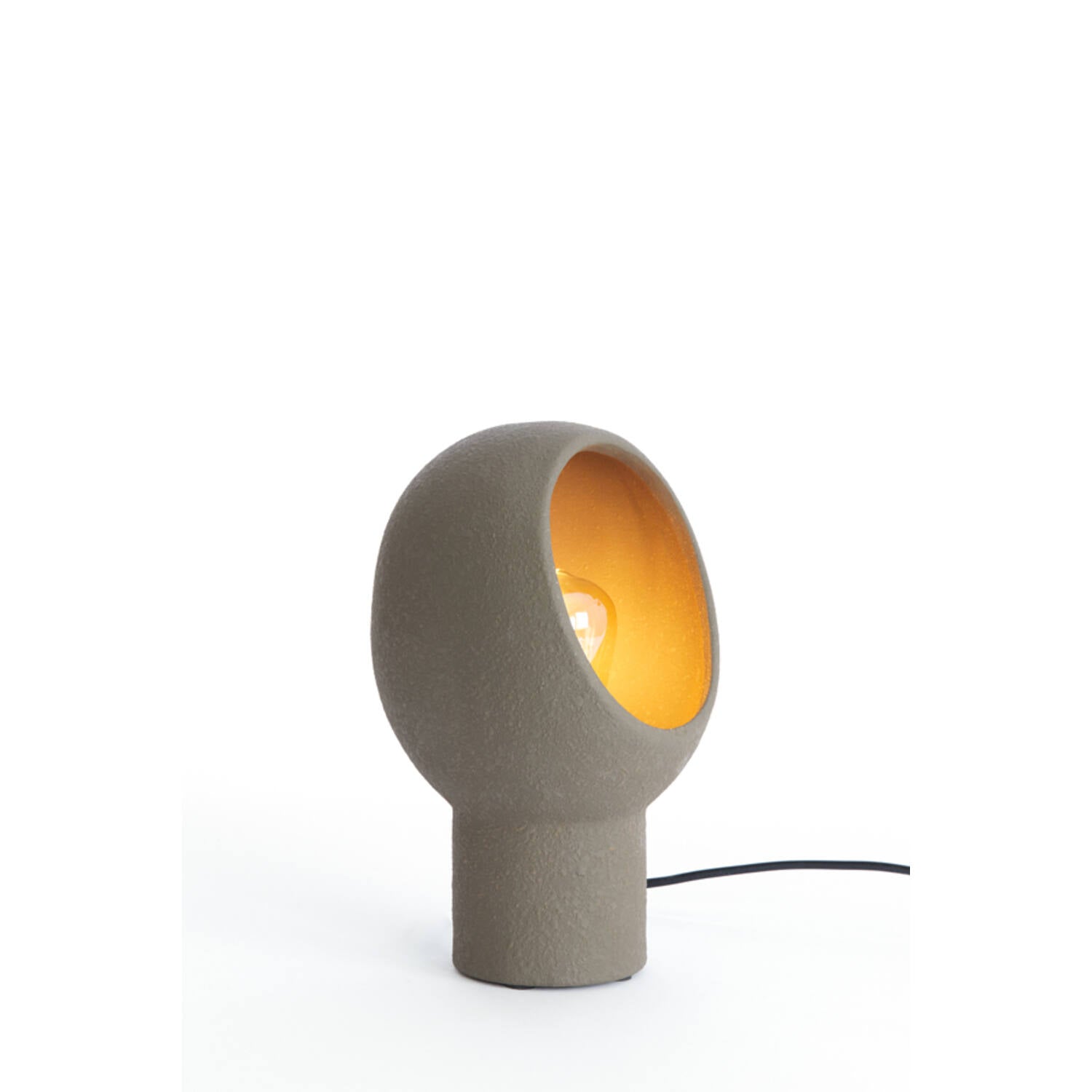 Geo Table Lamp Dark Brown