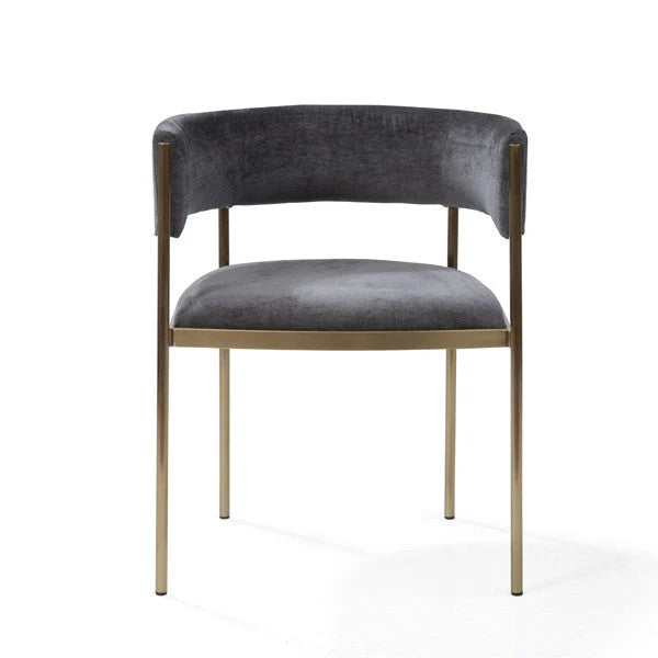 Envie I Dining Chair - Set of 2 - Giselle Dark Charcoal