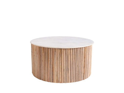 Reed Mango Wood Coffee Table