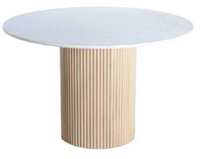 Reed Mango Wood Round Table