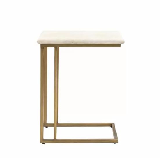 Natural Travertine Side Table