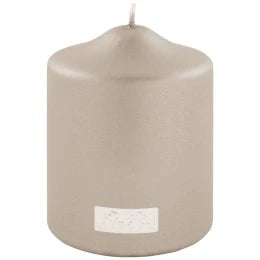 Taupe Candle 10cm