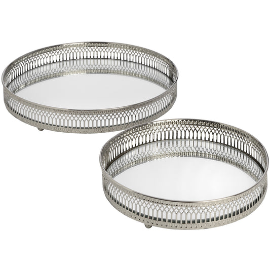 Circular Nickle Tray Small & Large
