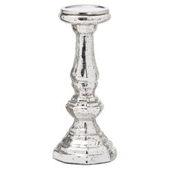 Metallic Hexagonal Candle Pillar