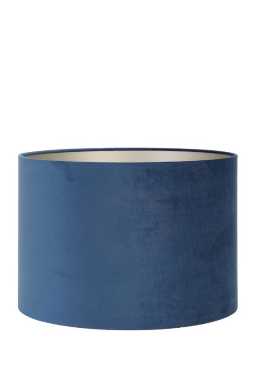 Shade Cylinder 30-30-21 cm VELOUR Petrol Blue