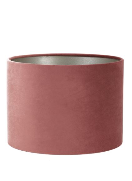 Shade Cylinder VELOURS Dusky Pink 40-40-30 cm