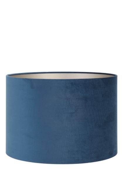 Shade Cylinder  VELOURS Petrol Blue 50-50-38 cm