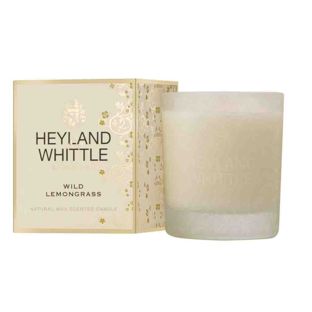 Gold Classic Wild Lemongrass Candle in a Glass