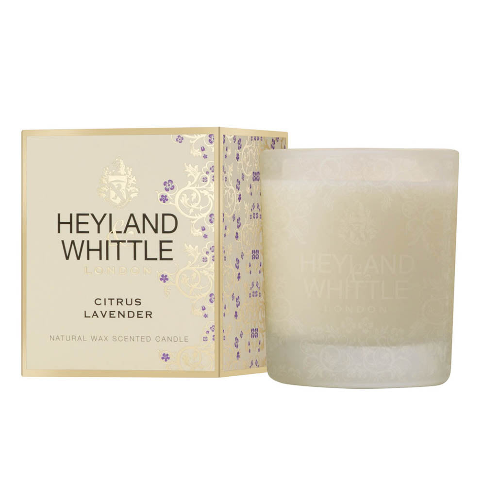 Gold Classic Citrus Lavender Candle in a Glass