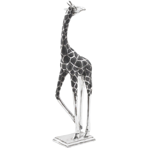 Giraffenskulptur mit dem Kopf nach hinten