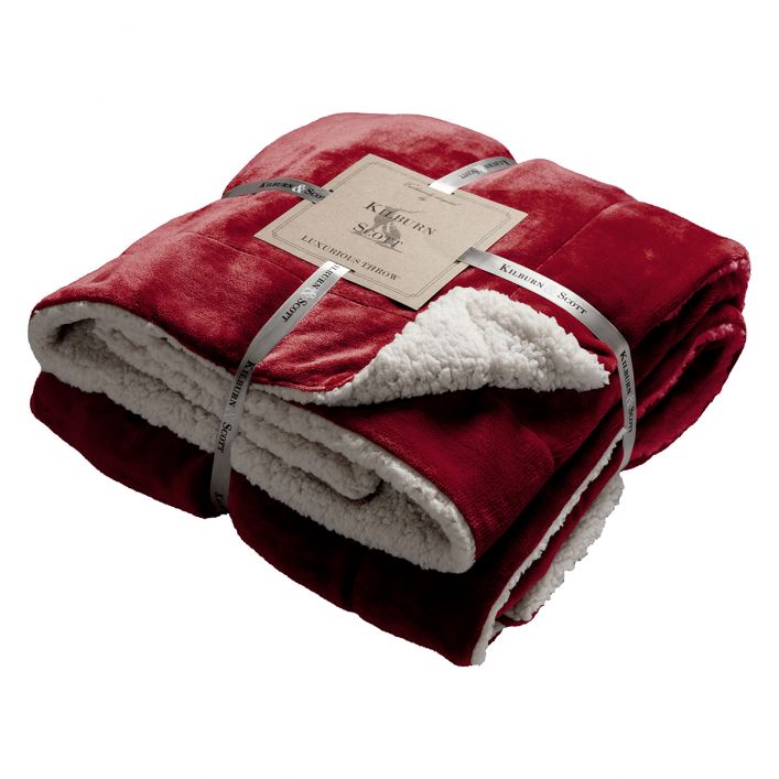 Soft Sherpa Throw Various Colours 152x172cm