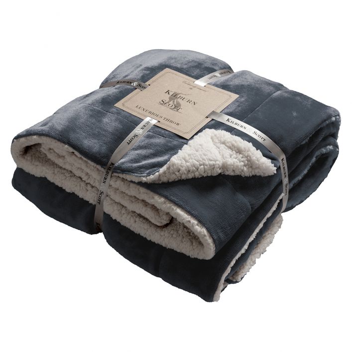 Soft Sherpa Throw Various Colours 152x172cm