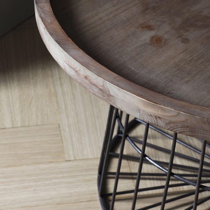 Menzies Grey Natural Metal Coffee Table