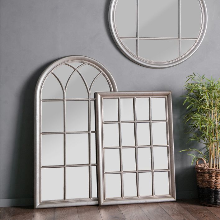 Bloemfontein Mirror Antique Silver