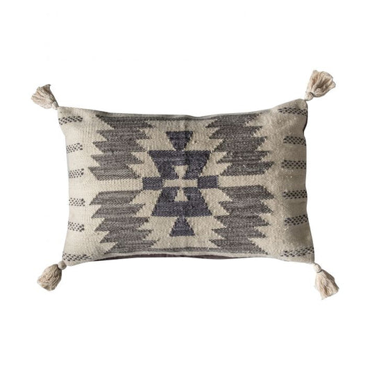 Fairland Tassel Cushion Grey