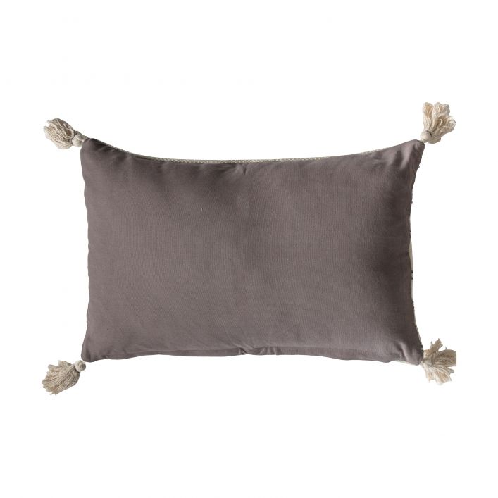Fairland Tassel Cushion Grey