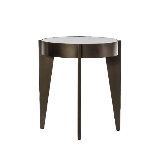 Mitcham Pine Glass Side Table