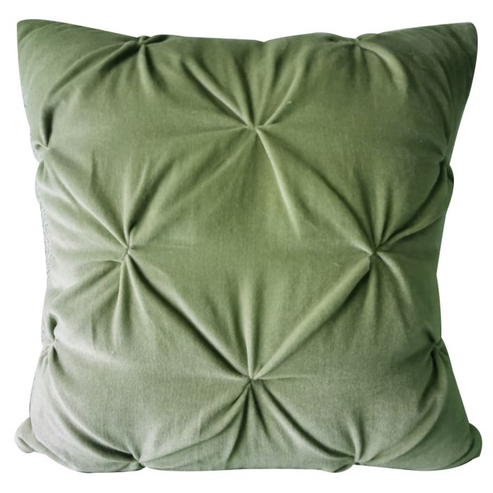 Rossmore Velvet Cushion Sage
