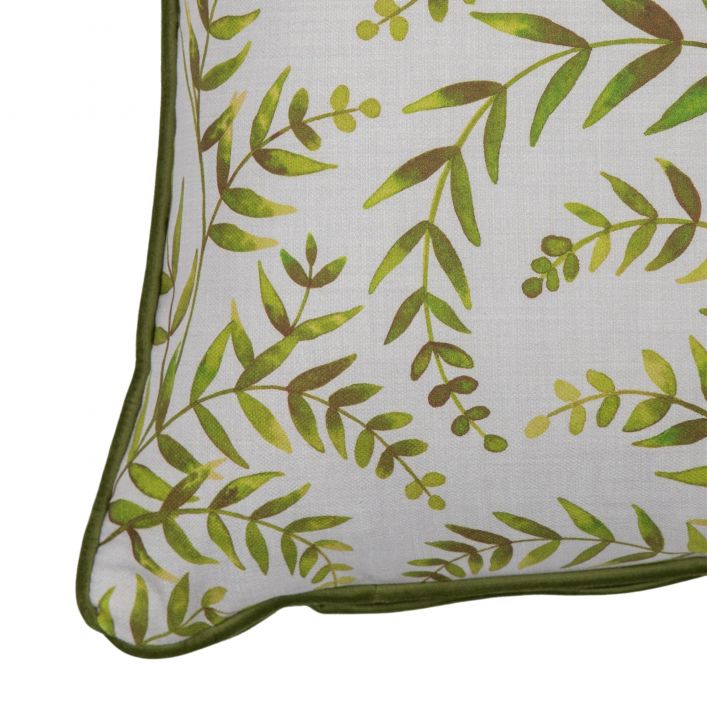 Coussin Feuille Meadowland Olive 