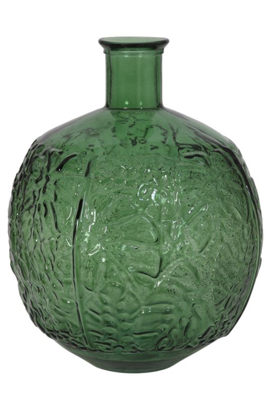 Vase MENADO Glass Green for Light