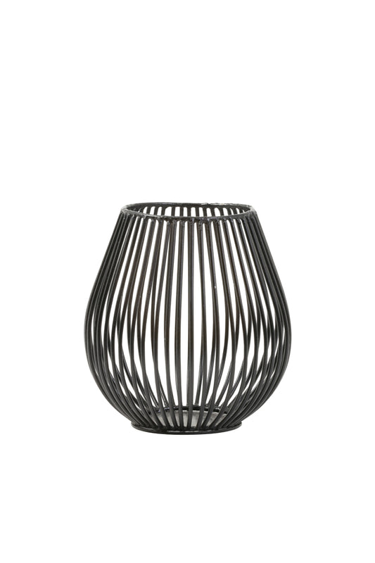 Venade Small Black Tealight Holder
