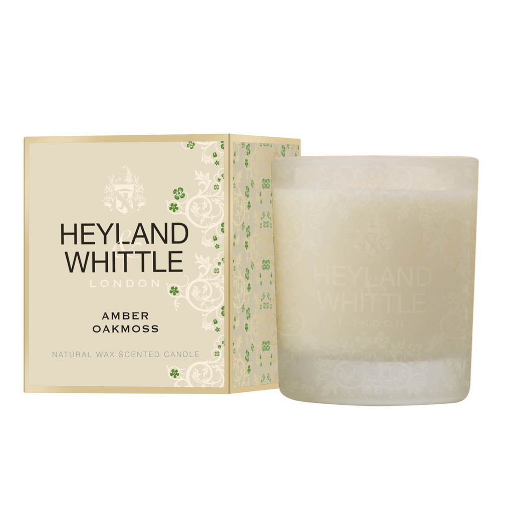 Gold Classic Amber Oakmoss Candle in a Glass 230g