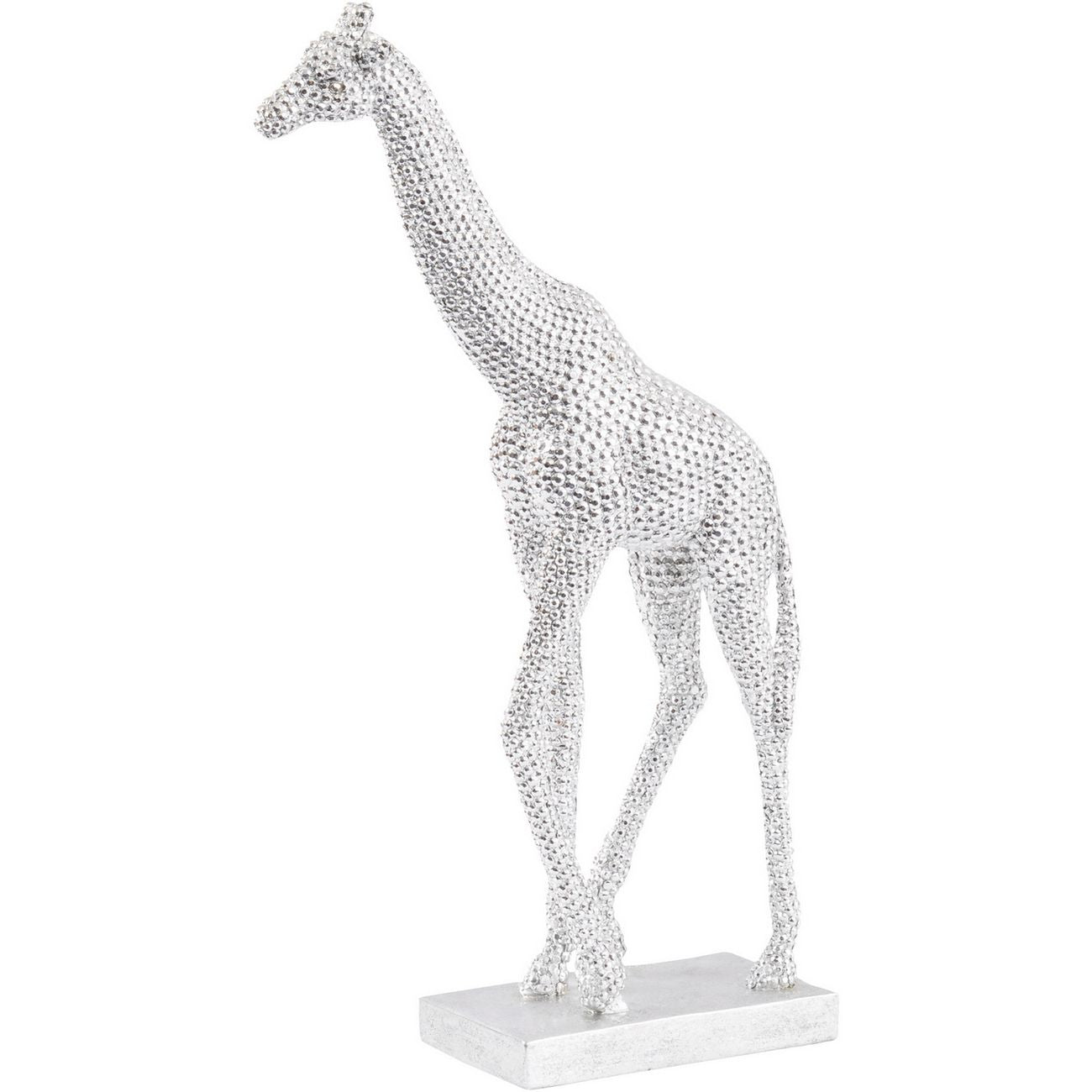 Sculpture de girafe en résine Atwell