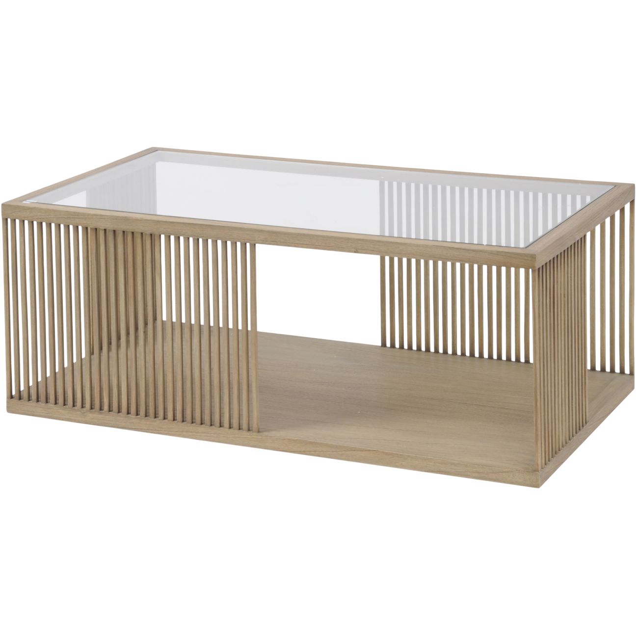 Mindi Wood Strand Coffee Table