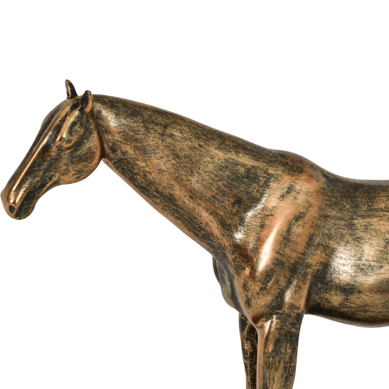 Drambuie Bronze Resin Horse Sculpture Head Up