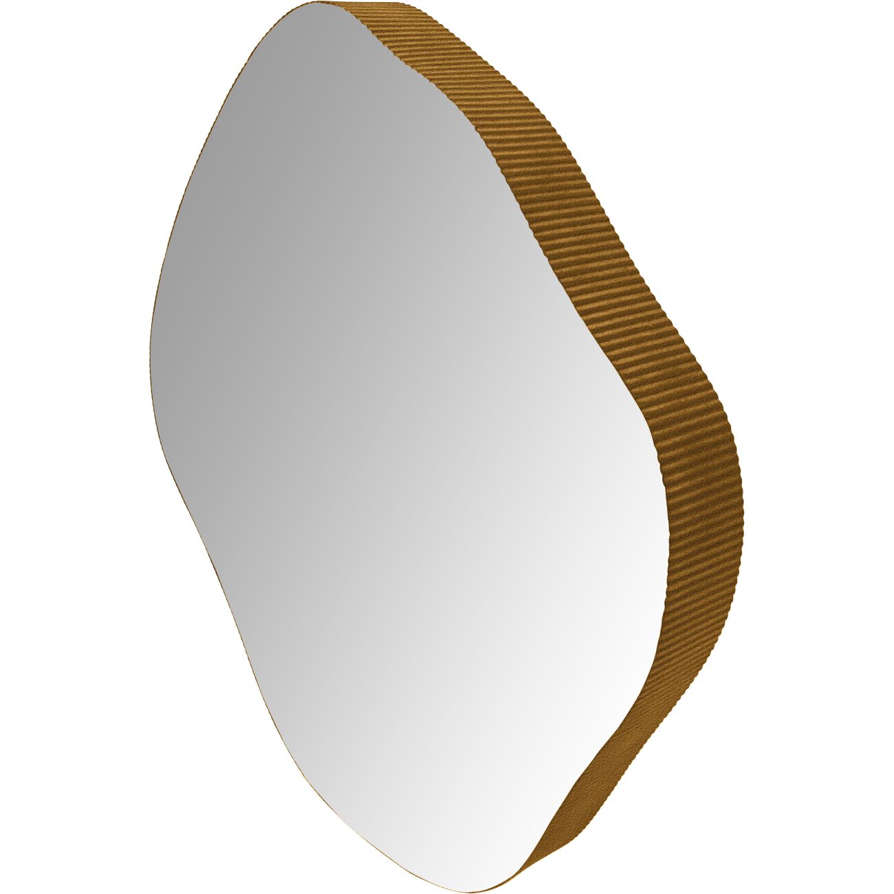 Metal Framed Mirror Aged Champagne Various Sizes